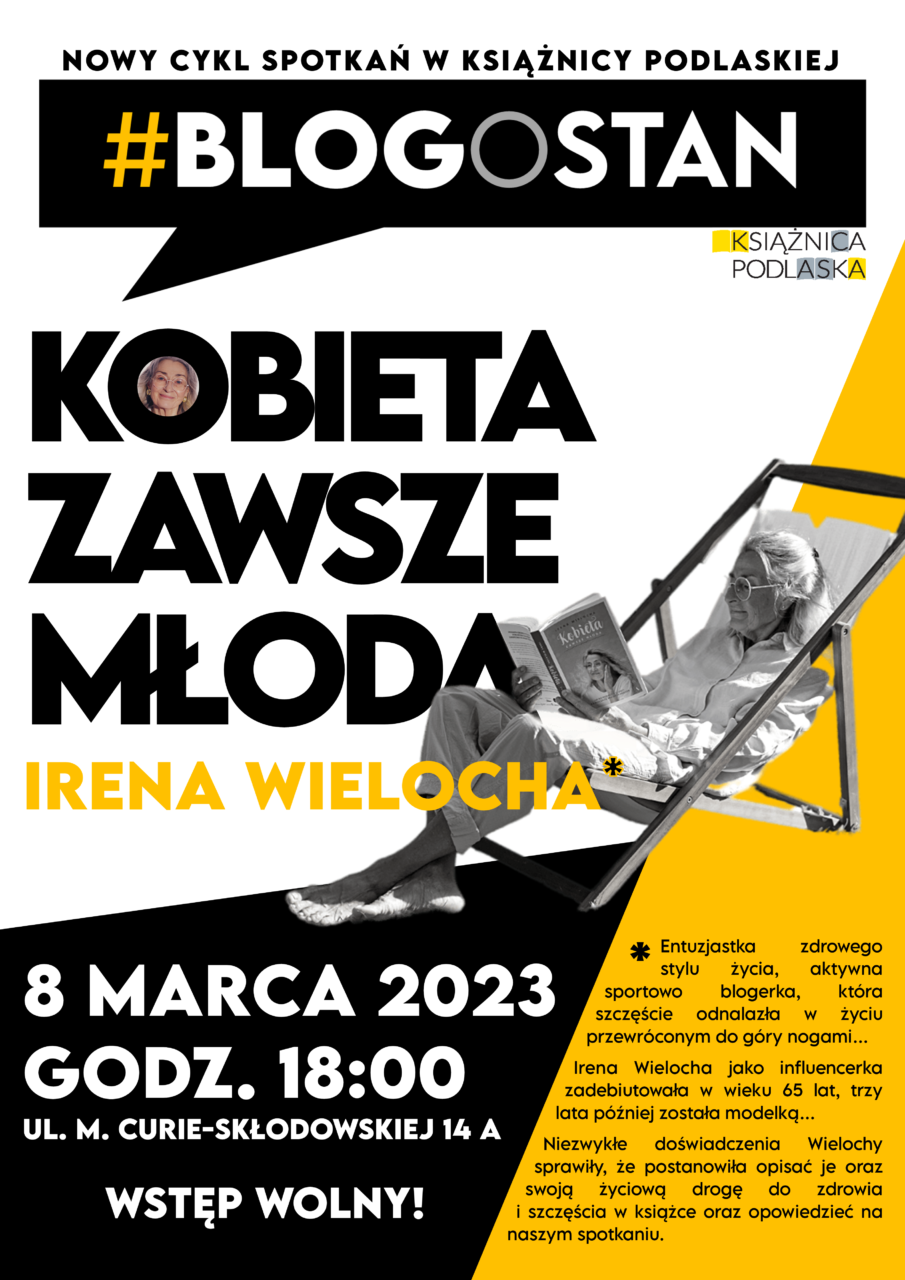 Ilustracja do artykułu BLOGOSTAN – nowy cykl spotkań w Książnicy Podlaskiej