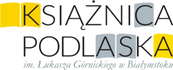 Logo Książnicy Podlaskiej im. Łukasza G&oacute;rnickiego w Białymstoku