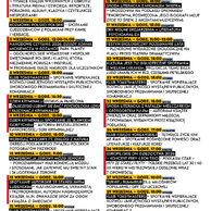 Plakat informacyjny Książnicy Podlaskiej przedstawiający harmonogram wydarzeń na wrzesień 2026 roku. Na jasnym tle umieszczono chronologiczną listę spotkań autorskich, dyskusji literackich, warsztatów, koncertów oraz wydarzeń plenerowych. Każdy punkt zawiera datę, godzinę oraz tytuł wydarzenia. Na dole plakatu znajduje się informacja, że wstęp na wszystkie wydarzenia jest wolny, wraz z adresem strony internetowej ksiaznicapodlaska.pl.